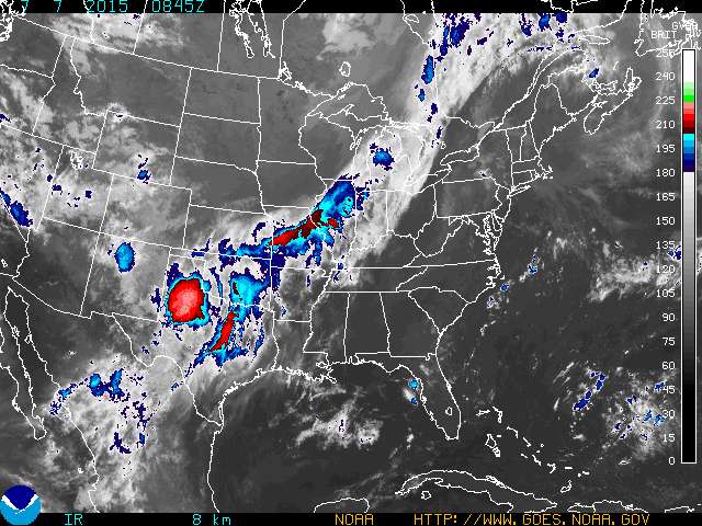 Three-day weather forecast: Tuesday, July 7, 2015