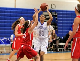 Batista in a game against Smithtown East in January. File photo: George Faella