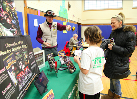 Mark Burns, who won first place in 2015 at the Brookhaven National Lab Science Fair, will be there again this year. His experiment entitled "Storm Troopers" won first place in the third grader section of the Riley Avenue Science Fair. 