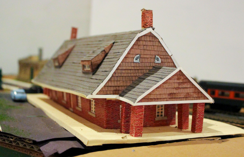 The Riverhead Railroad Station will soon have a platform and a sign, Summers said. Photo: Katie Blasl