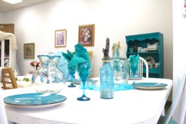 Colandrino enjoys getting to express her creative side with the decor of the shoppe. Photo: Courtney Blasl.