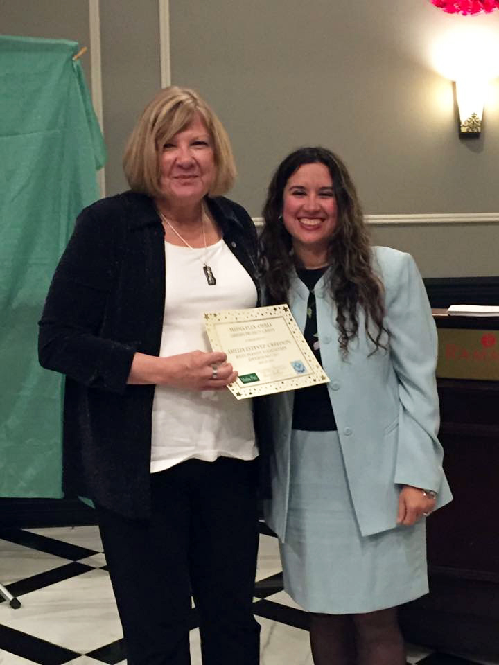Riley Avenue Librarian / Media Specialist Amelia Estevez-Creedon – Winner of an SSLMA Award and Grant Courtesy photo