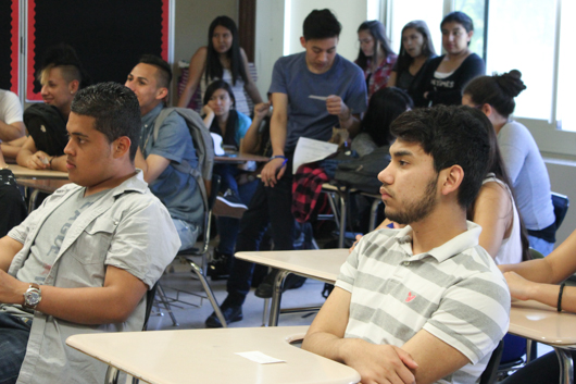 Chris Morales, right, was raised by his grandmother in Guatemala before he joined his mother in the U.S. three years ago. Photo: Katie Blasl
