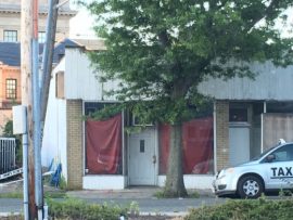 Railroad Avenue location of Riverhead Masjid (mosque) Photo: Denise Civiletti