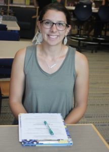 Stefanie Loverde, a second-generation teacher, will teach 6th grade in Pulaski school Photo: April Pokorny