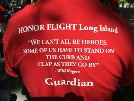 The back of the T-shirt the guardians wear bears this quote from Will ROgersCourtesy photo: Mike Davis