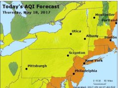 Ozone advisory issued for Thursday, May 18