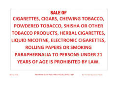 Police investigation finds eight Riverhead retailers comply tobacco/vape sales law