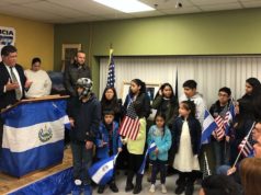 vigil for TPS in Brentwood LI Jan 8