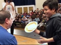 Roanoke Elementary students’ revenge: Pie in your face, Mr. Payton!