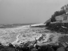 Photos: Nor’easter brings heavy wet snow, angry seas to the East End