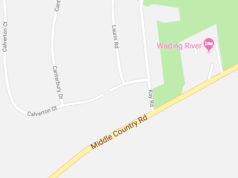 Police search for armed suspect who fled from officer in Calverton neighborhood Sunday night