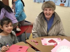 At Roanoke Avenue Elementary, lessons wrapped in hearts, stickers and doilies