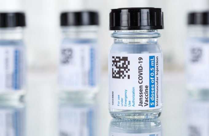 Johnson & Johnson Coronavirus Vaccine Corona Virus COVID-19 Covid vaccines copyspace copy space banner