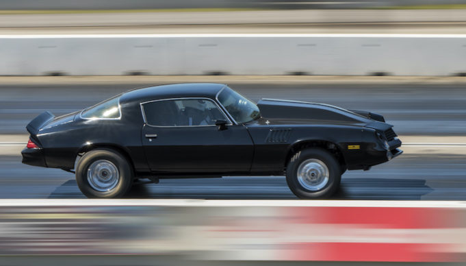 Drag Racing Tire Burnout