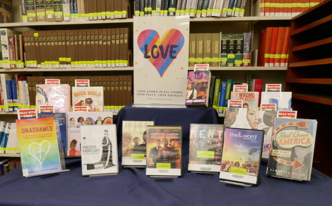 2021 0603 library pride month display