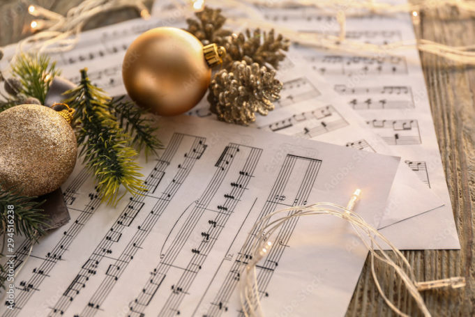 holiday decorations sheet music