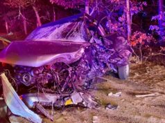 Man trapped in wrecked car for two hours in bitter cold overnight before discovery by passing motorist