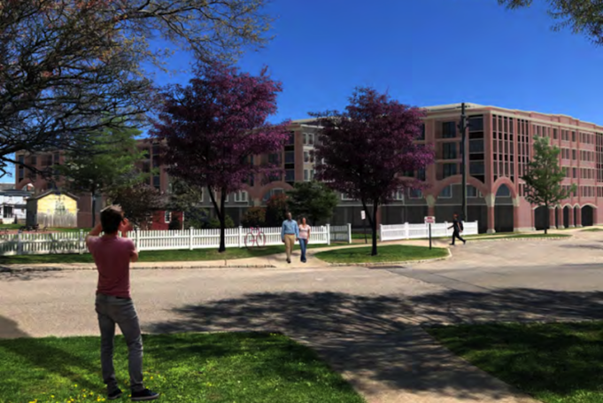 203 Riverhead LLC rendering facing northeast from riverfront