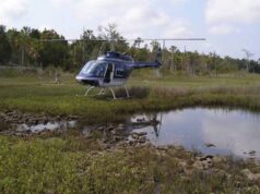 Suffolk County vector control division spraying some local marshes this week