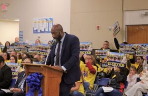 Crowd fills Riverhead school board hearing to oppose charter school renewal